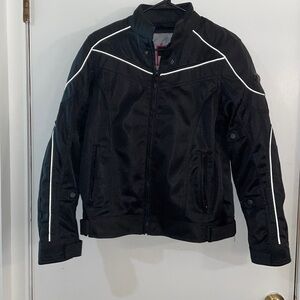 Women’s Bilt Motorcycle Jacket (armored) Size M Black like new zip out liner